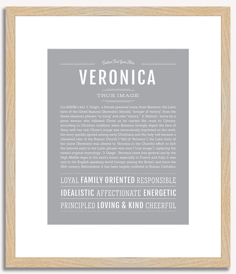 Veronica | Name Art Print