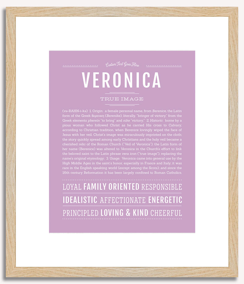 Veronica | Name Art Print