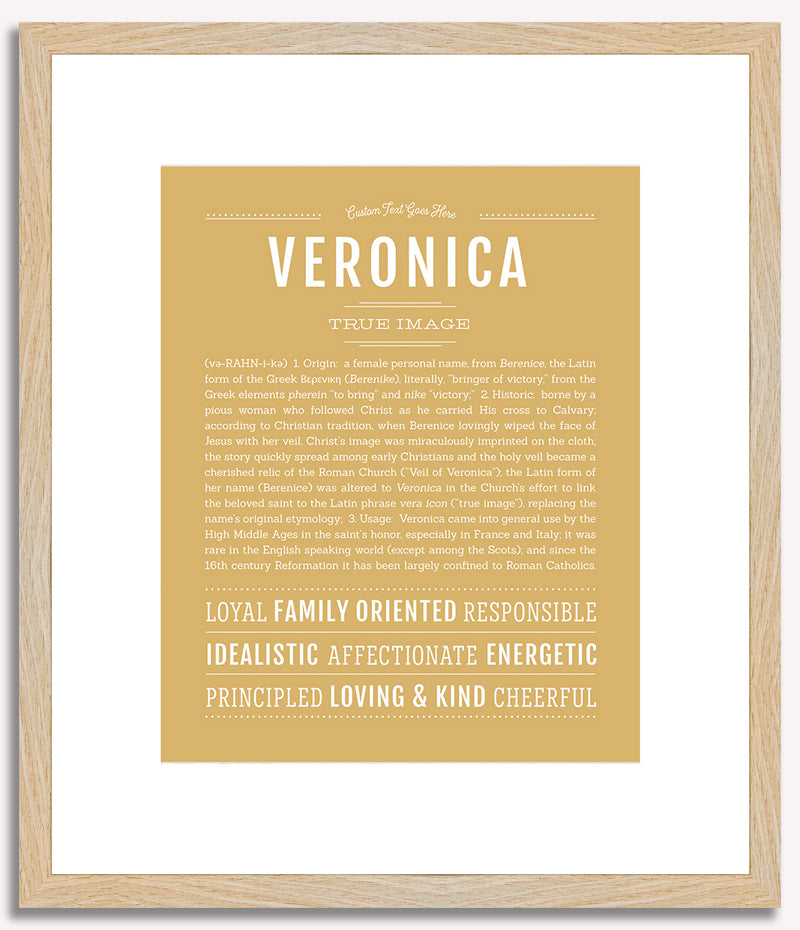 Veronica | Name Art Print