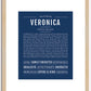 Veronica | Name Art Print