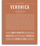 Veronica | Name Art Print – Name Stories