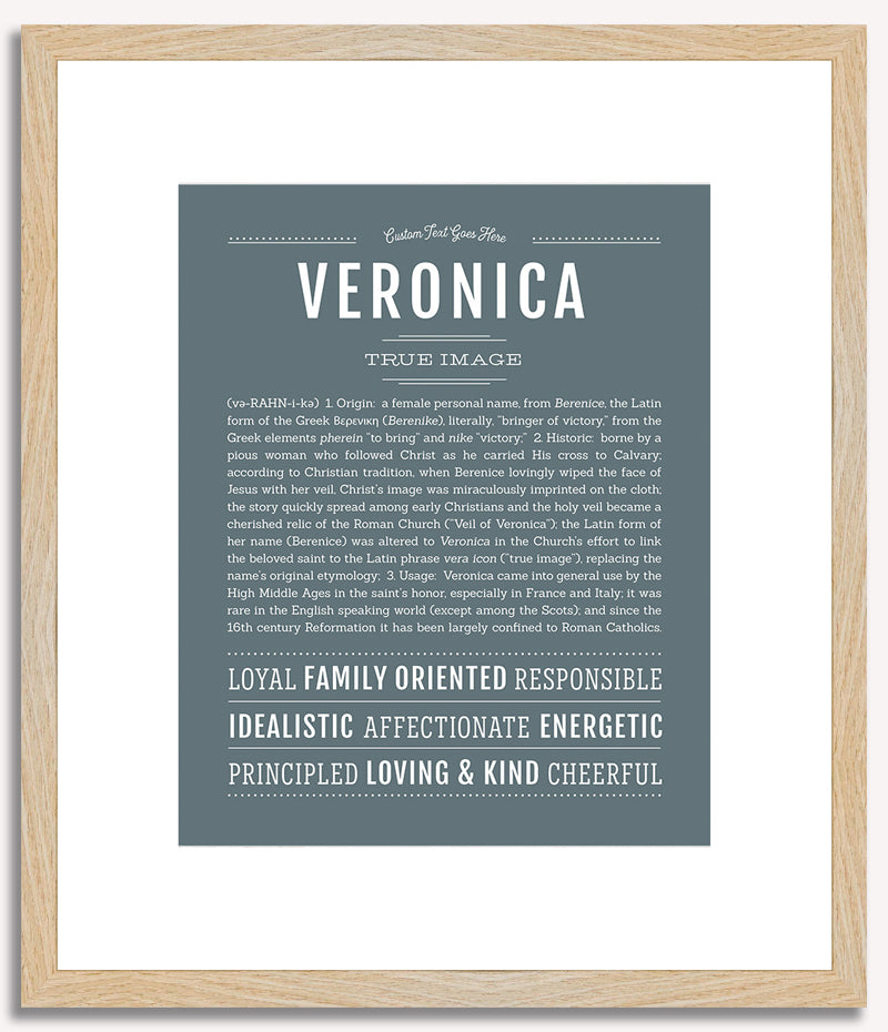 Veronica | Name Art Print