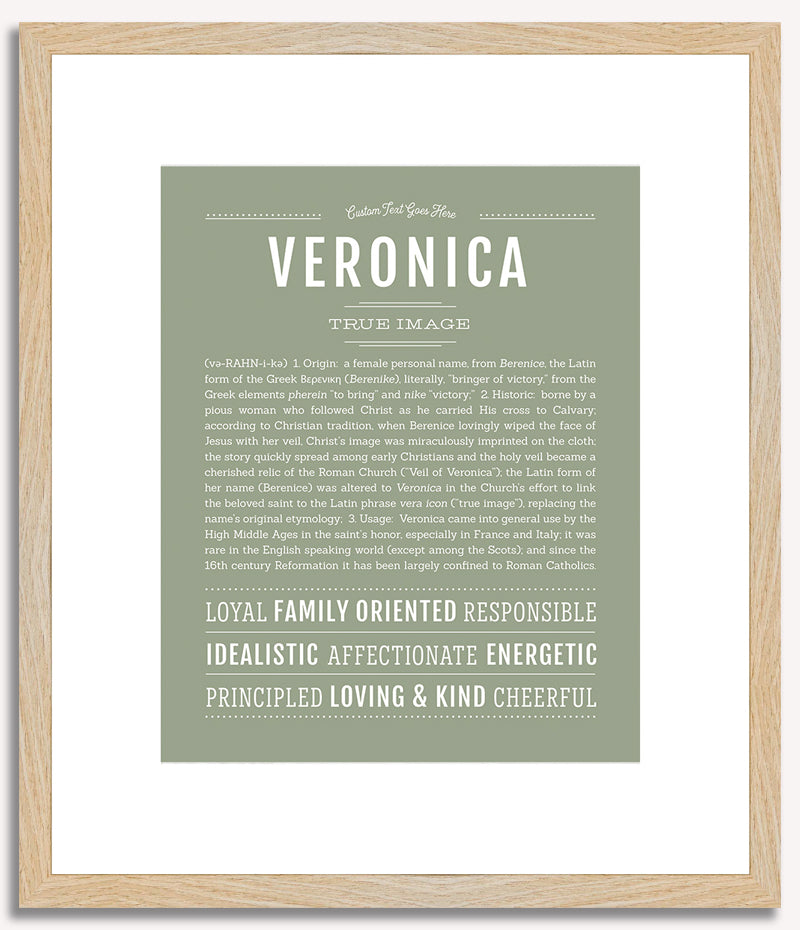 Veronica | Name Art Print