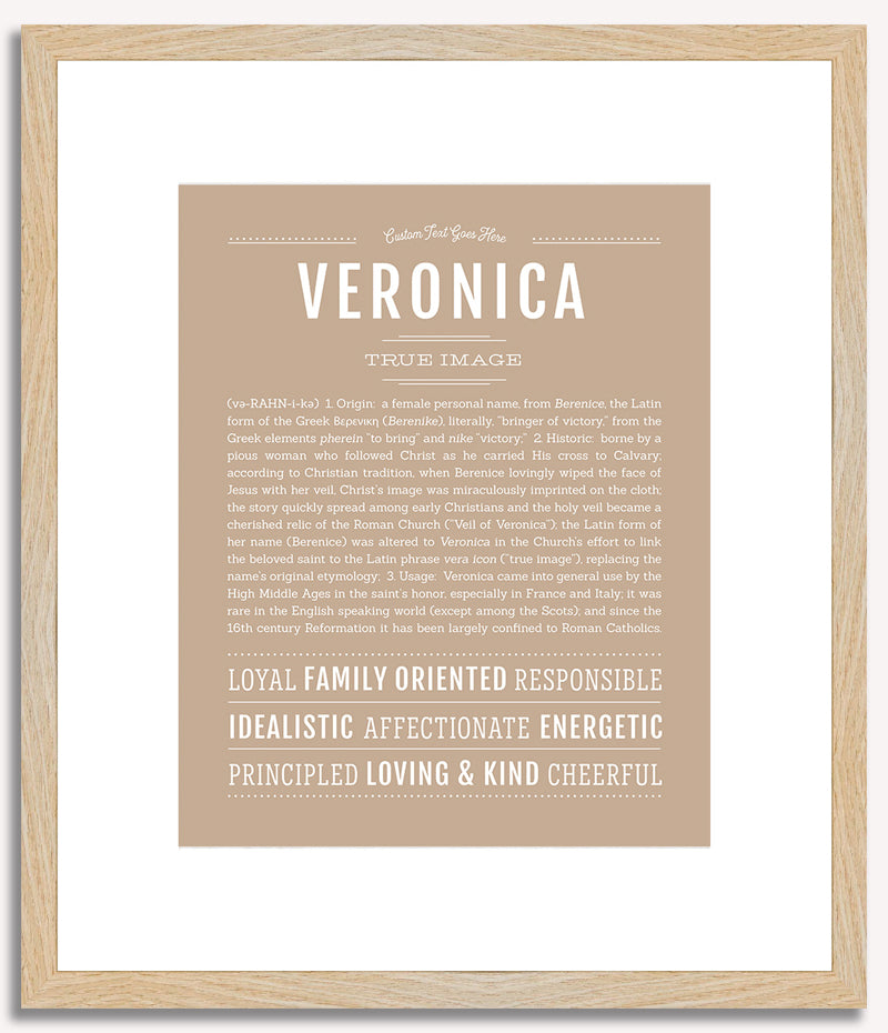 Veronica | Name Art Print