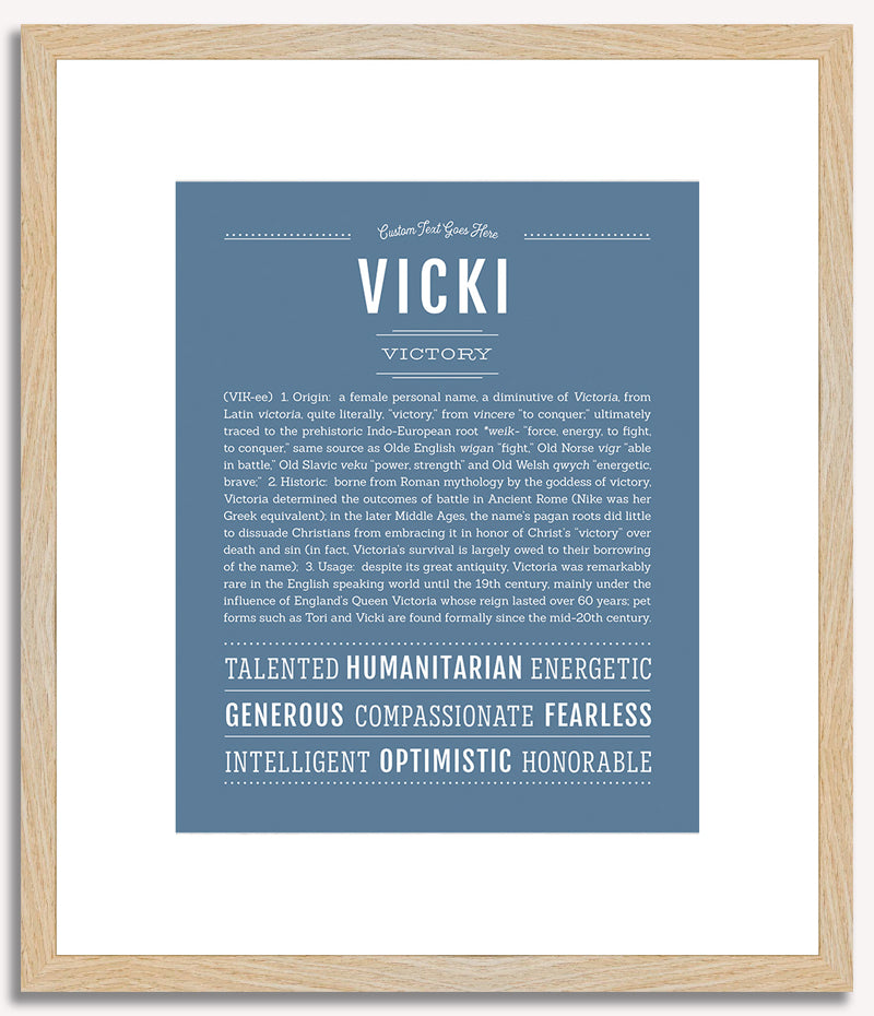 Vicki | Name Art Print