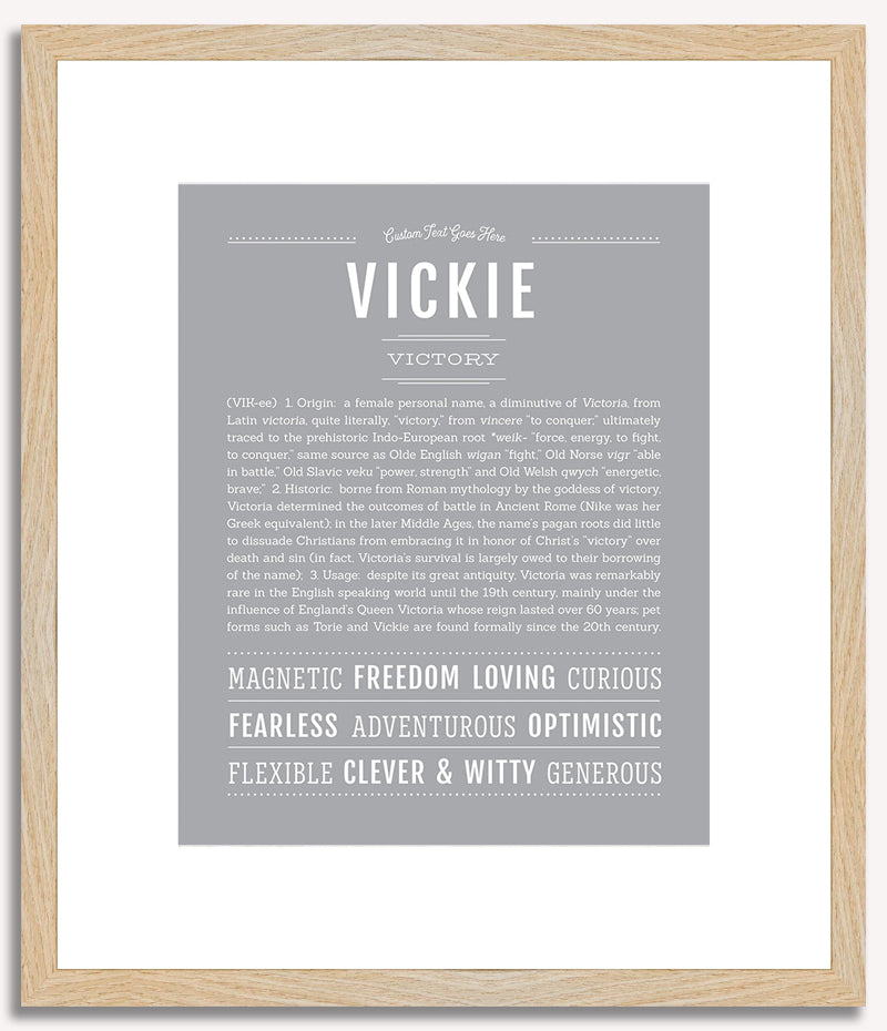 Vickie | Name Art Print