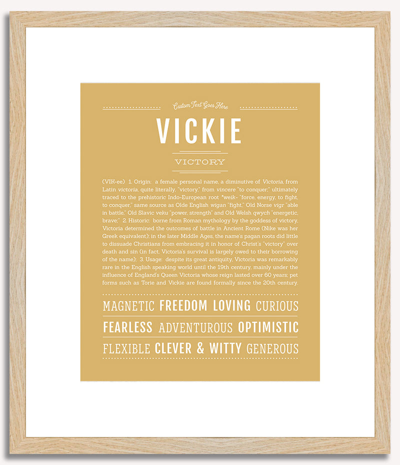 Vickie | Name Art Print