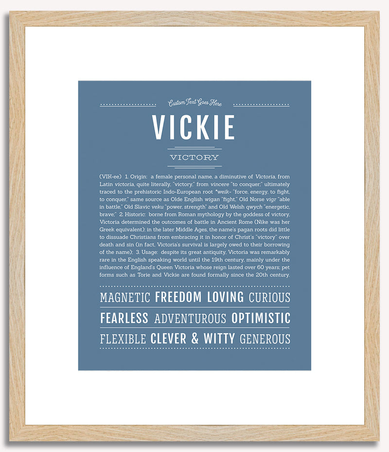 Vickie | Name Art Print