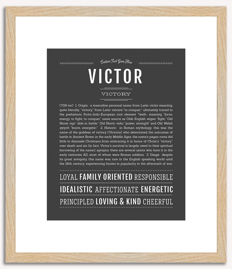 Victor | Name Art Print