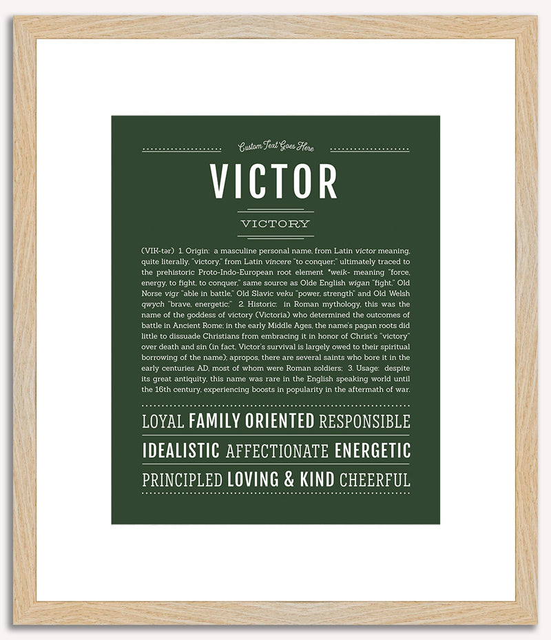 Victor | Name Art Print