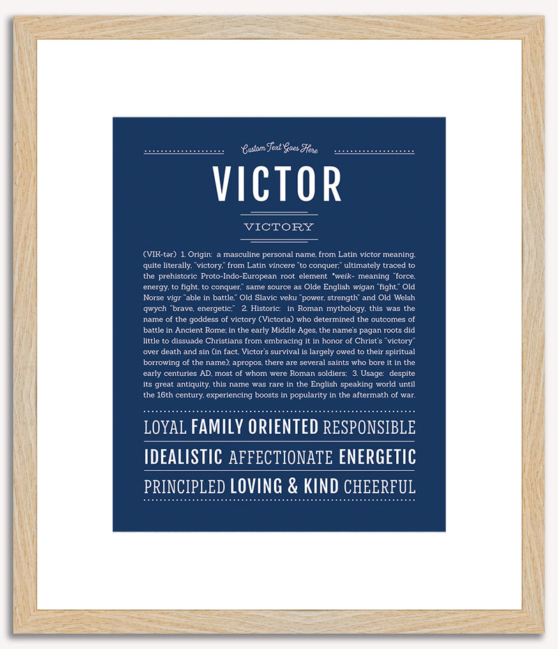 Victor | Name Art Print