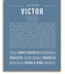 Victor | Name Art Print – Name Stories