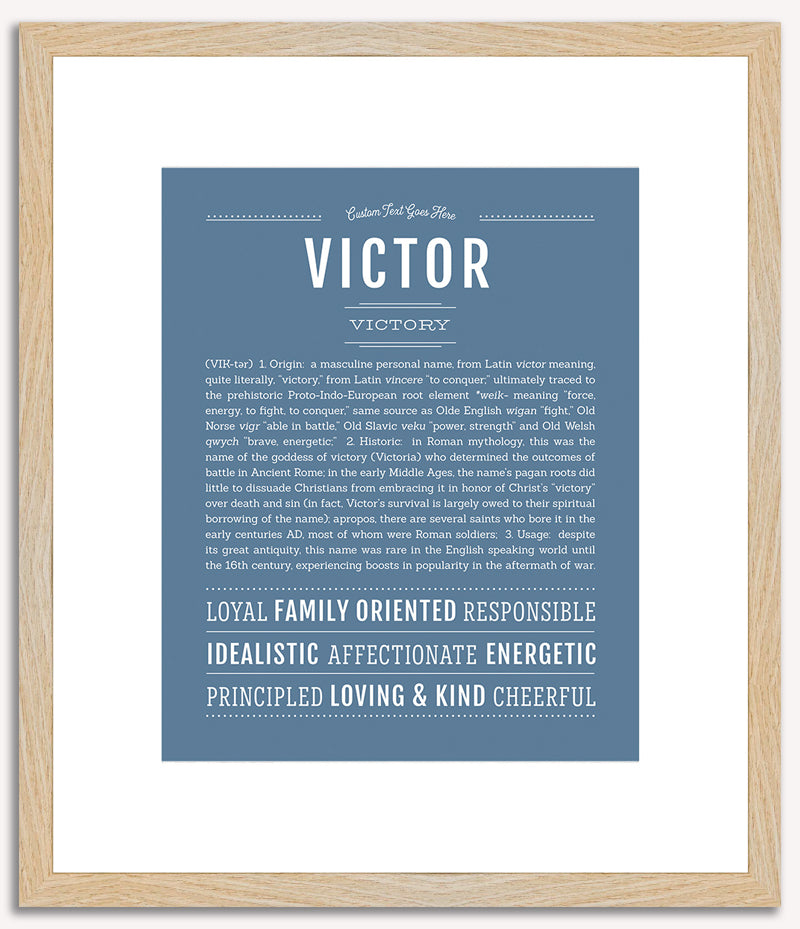 Victor | Name Art Print