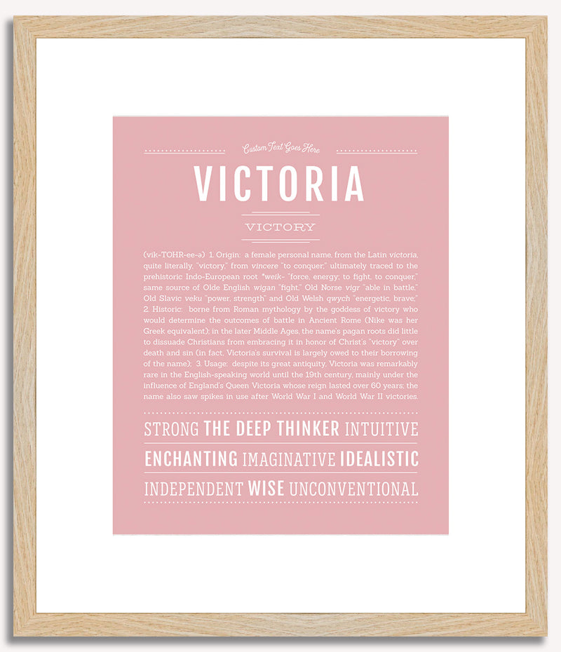 Victoria | Name Art Print