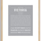 Victoria | Name Art Print