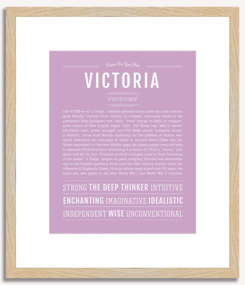 Victoria | Name Art Print