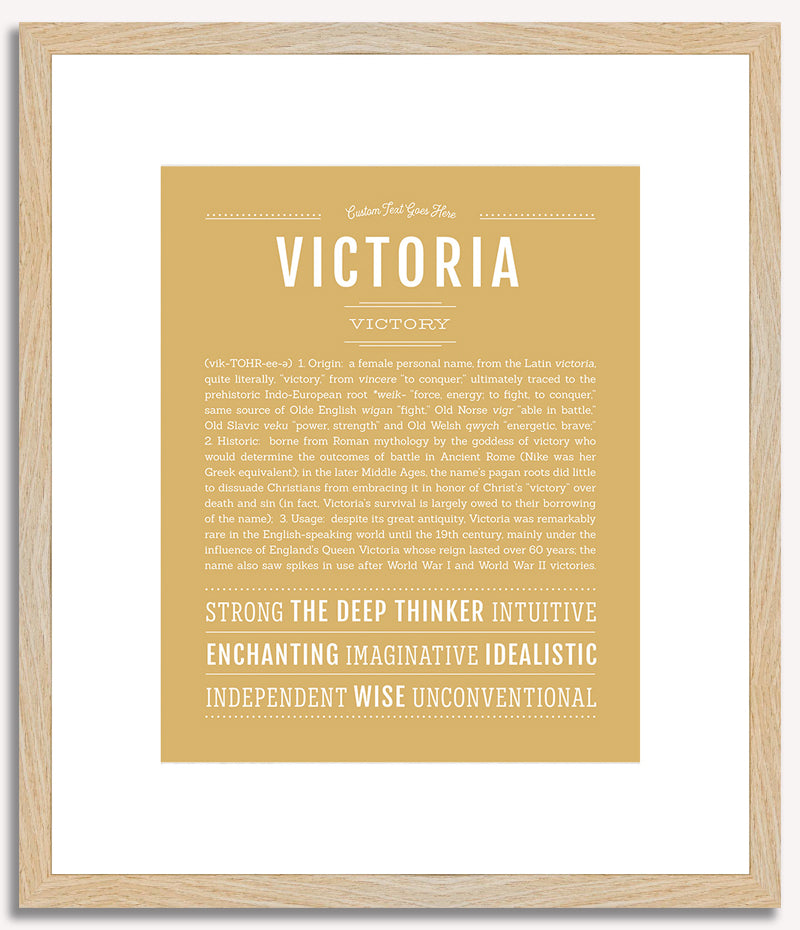 Victoria | Name Art Print