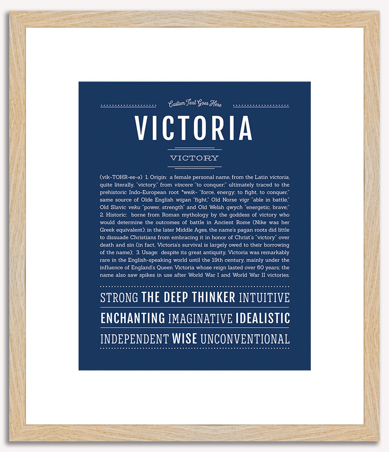 Victoria | Name Art Print