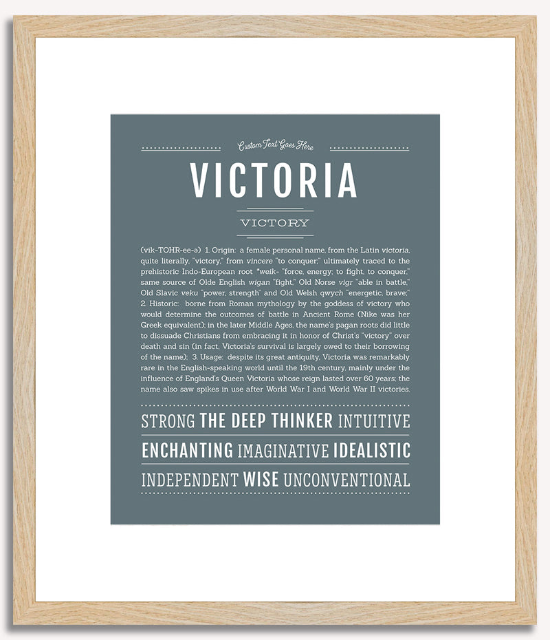 Victoria | Name Art Print