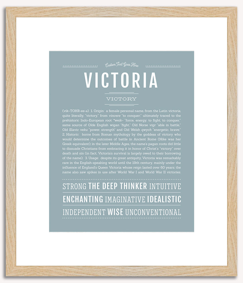 Victoria | Name Art Print