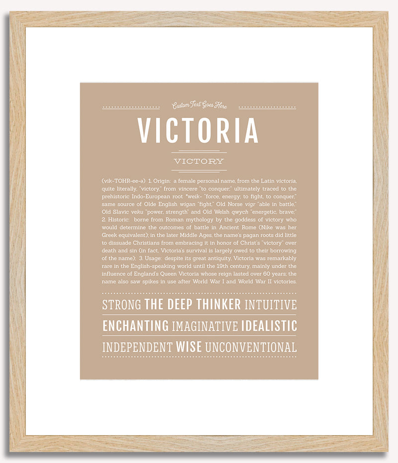 Victoria | Name Art Print