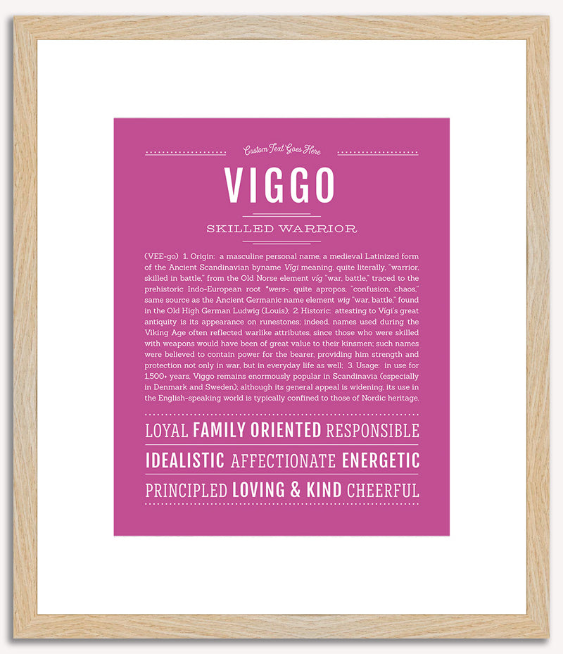 Viggo | Name Art Print