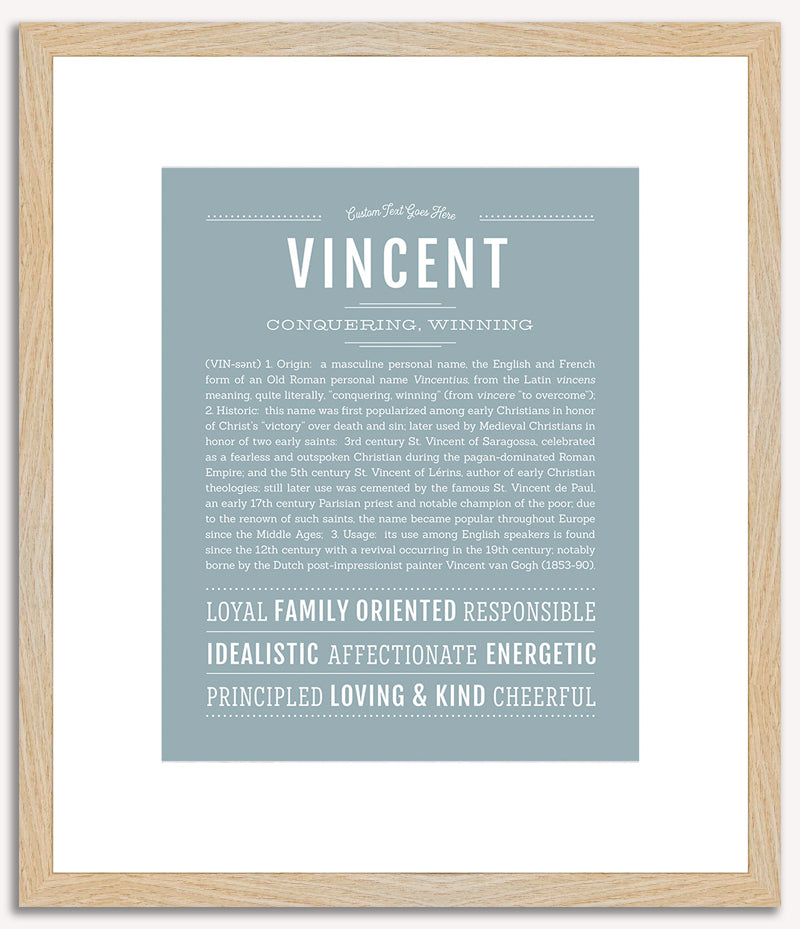 Vincent | Name Art Print