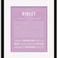 Frame Options | Lilac | Black Frame, Matted