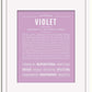 Frame Options | Lilac | White Frame, Matted