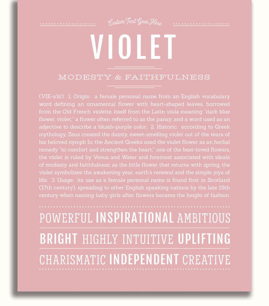 Frame Options | Dusty Rose | No Frame