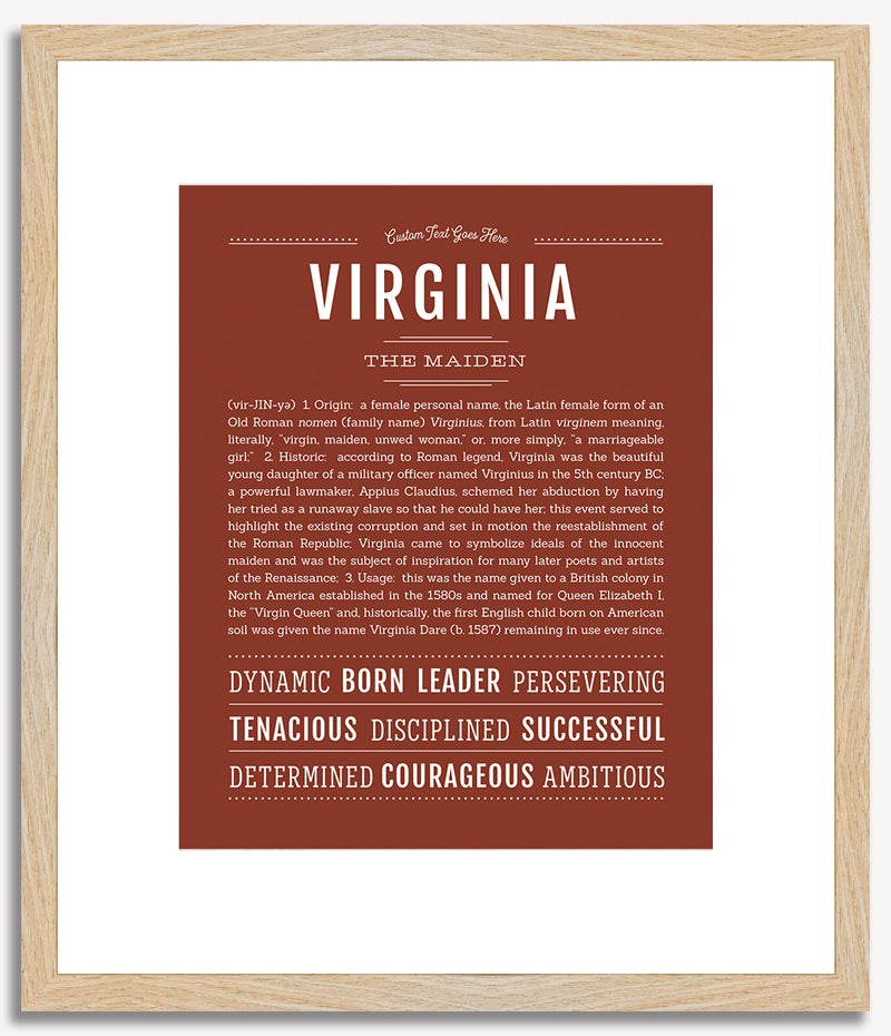 Virginia | Name Art Print