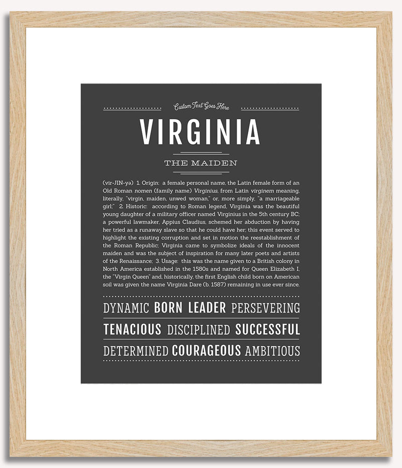 Virginia | Name Art Print