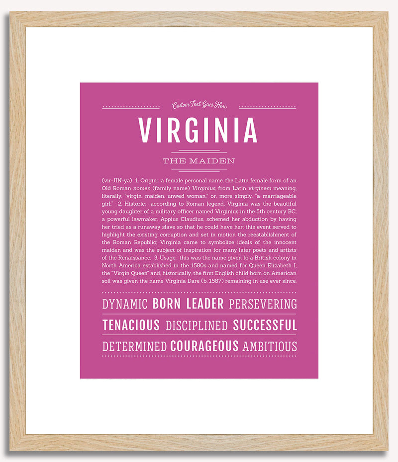 Virginia | Name Art Print