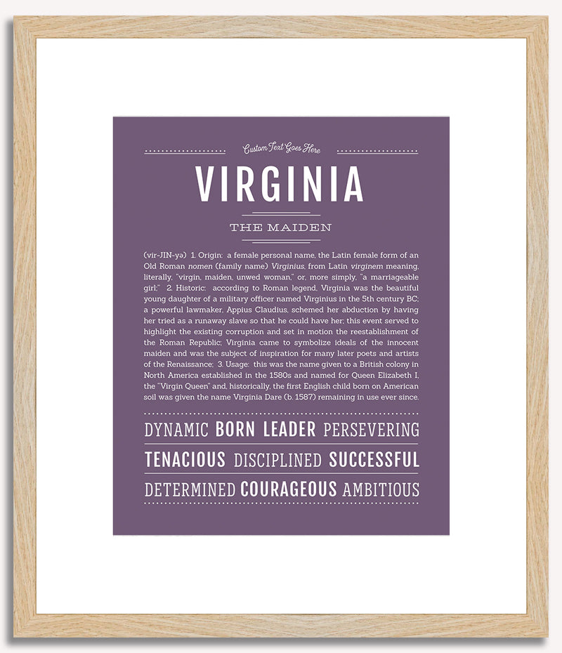 Virginia | Name Art Print