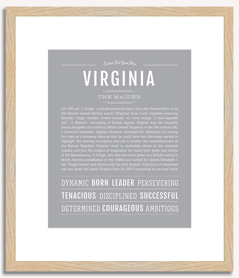 Virginia | Name Art Print