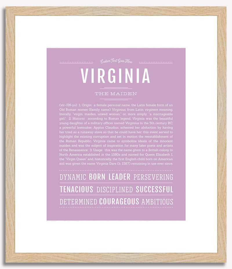 Virginia | Name Art Print