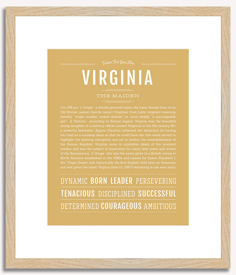 Virginia | Name Art Print