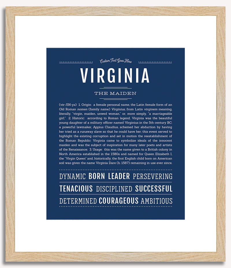 Virginia | Name Art Print