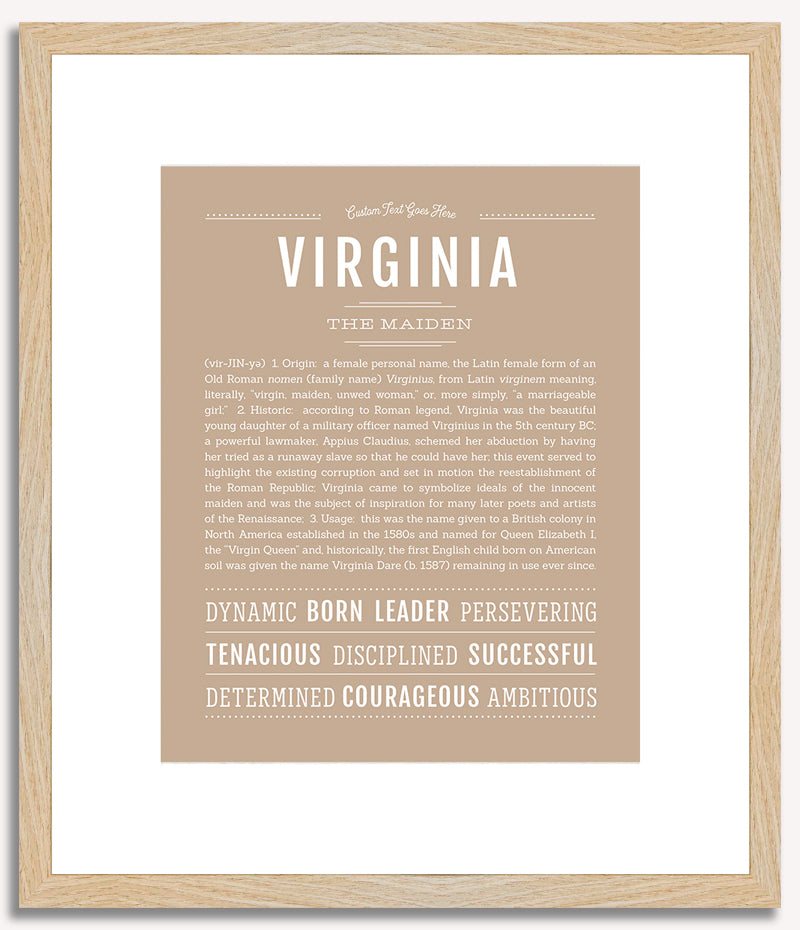 Virginia | Name Art Print