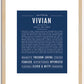 Vivian | Name Art Print