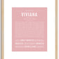 Viviana | Name Art Print