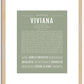 Viviana | Name Art Print