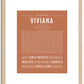 Viviana | Name Art Print