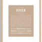 Vivien | Name Art Print