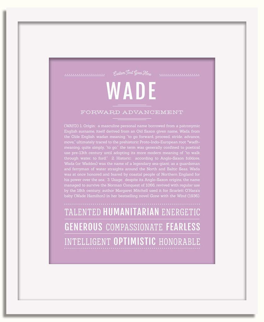 Frame Options | Lilac | White Frame, Matted