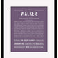 Frame Options | Deep Purple | Black Frame, Matted