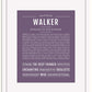 Frame Options | Deep Purple | White Frame, Matted