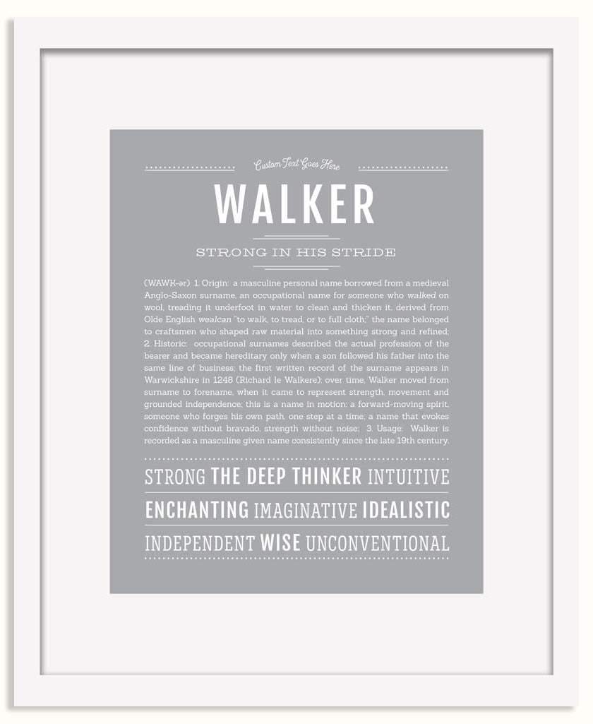 Frame Options | Light Gray | White Frame, Matted