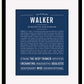 Frame Options | Midnight Blue | Black Frame, Matted