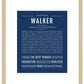 Frame Options | Midnight Blue | Maple Frame, Matted